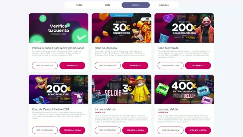 Casino Gran Madrid Online