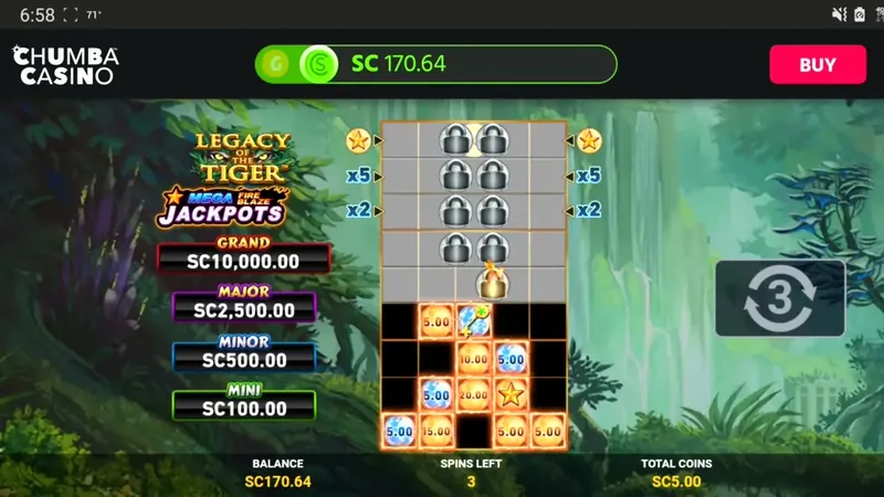 Mega Fire Blaze Legacy of the Tiger