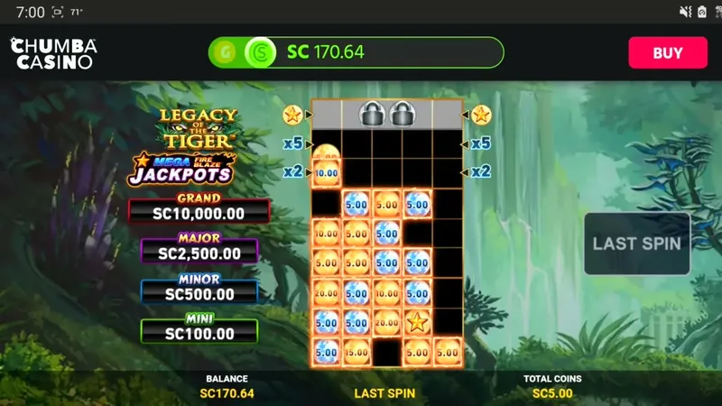 Mega Fire Blaze Legacy of the Tiger
