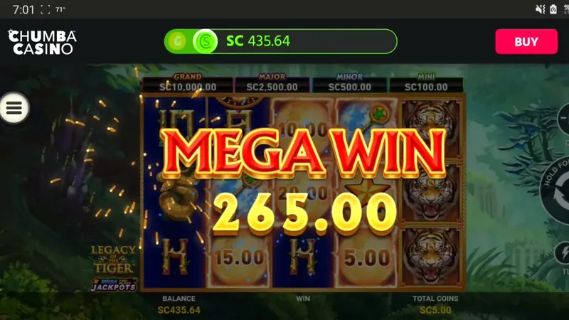 Mega Fire Blaze Legacy of the Tiger